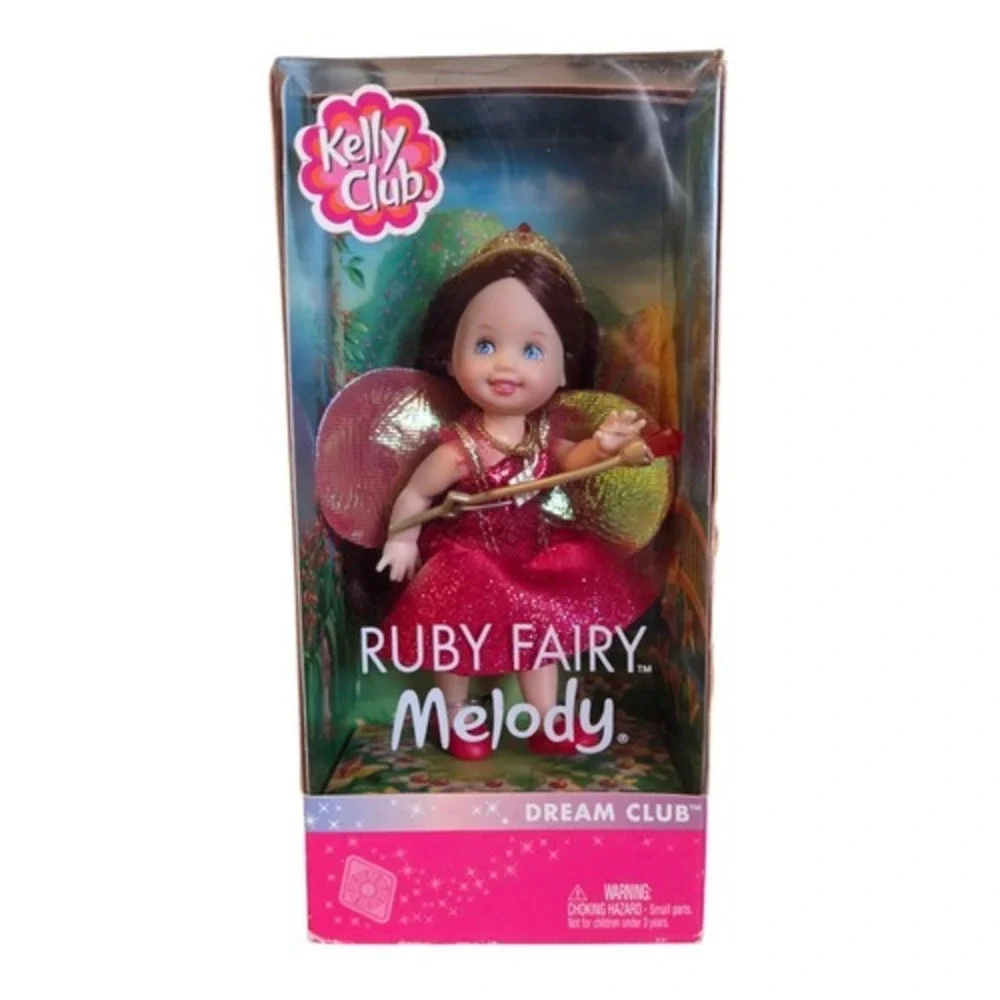 2002 Mattel Kelly Dream Club Ruby Fairy Melody Barbie Cares #B0299